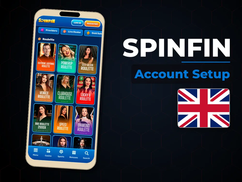 spinfin - Account Setup