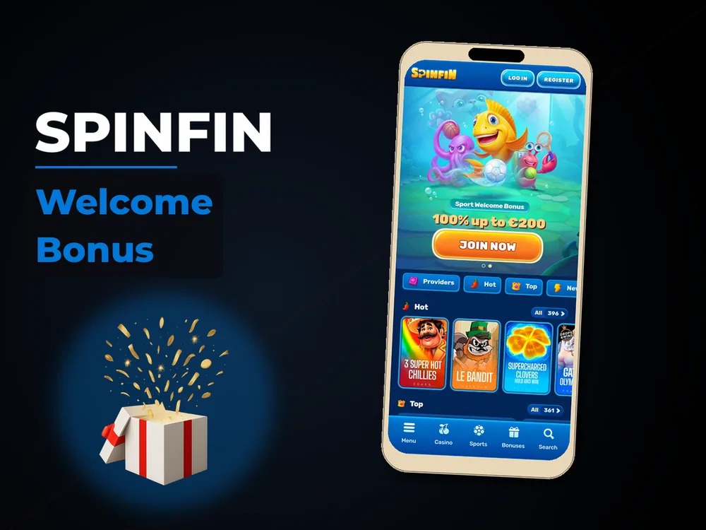 spinfin - Welcome Bonus