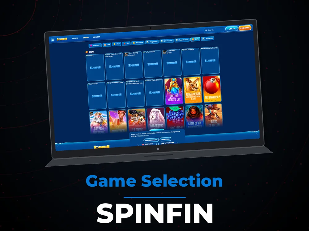spinfin - Game Selection