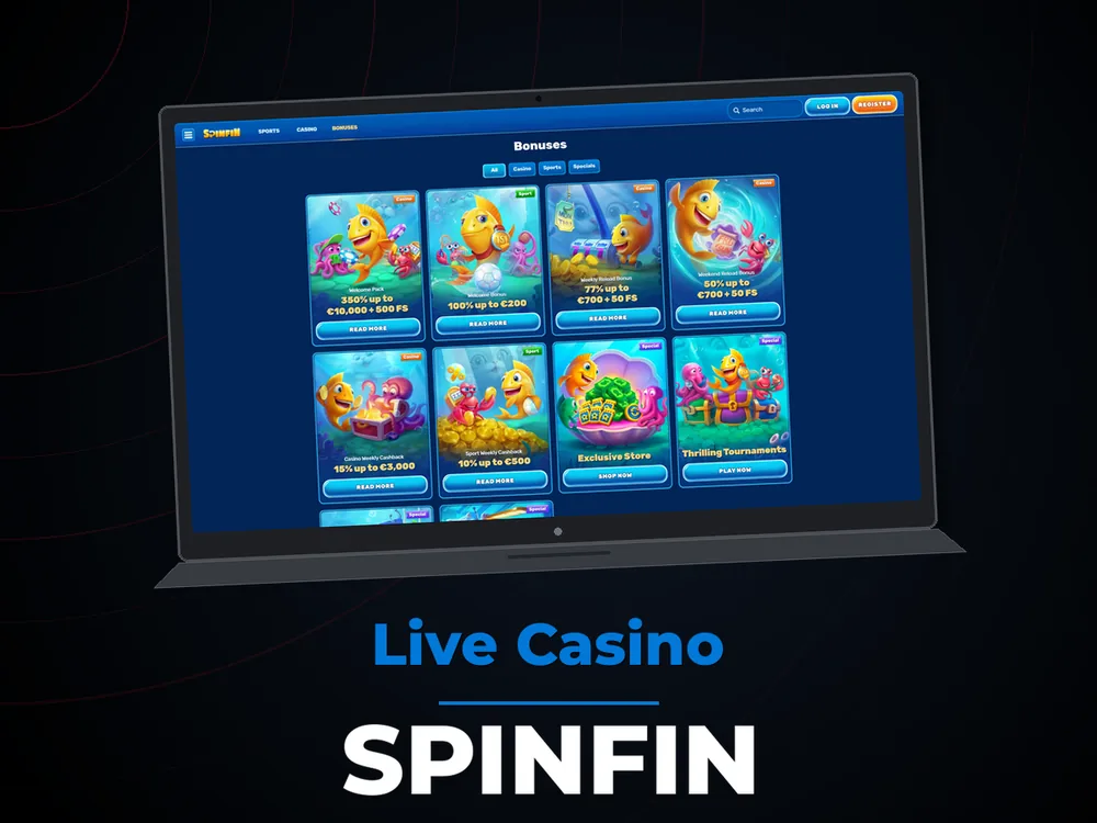 spinfin - Live Casino